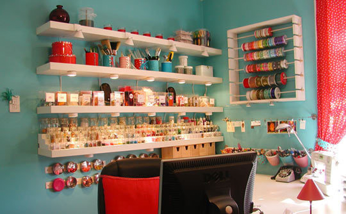How-To Keep Your Craft Room Clutterless