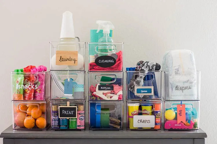 Organized containers