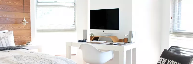 Clean dorm room