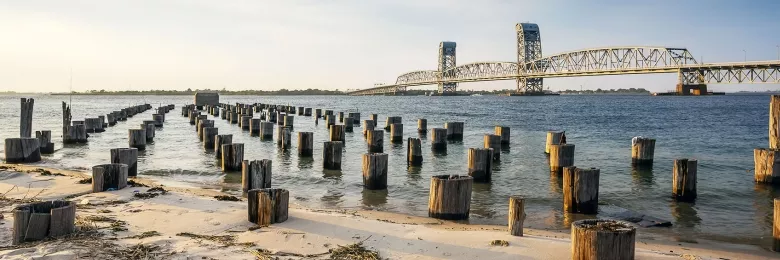 The beach in Queens