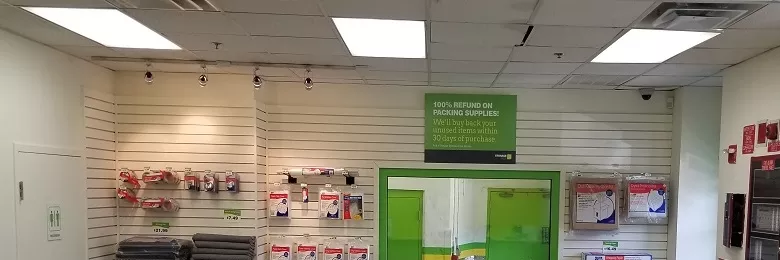 Retail space inside of a store