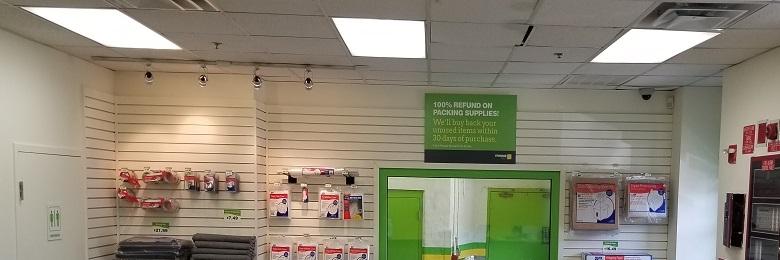 Retail space inside of a store