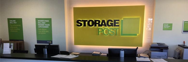 Storage Post sign