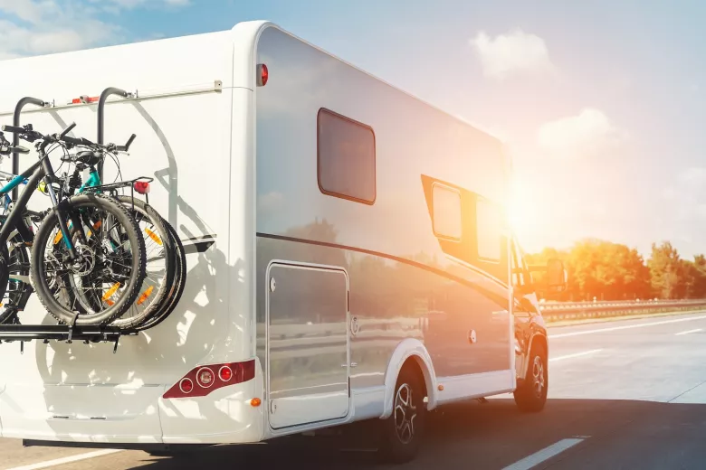 RV on road