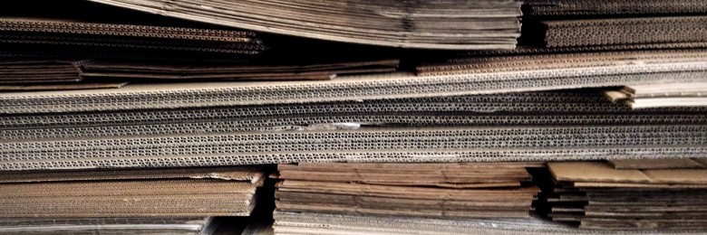 cardboard Stacks of cardboard