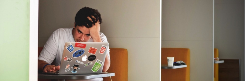 stressed student A stressed looking student