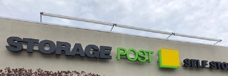 Storage Post signage Signage at a Storage Post self-storage facility