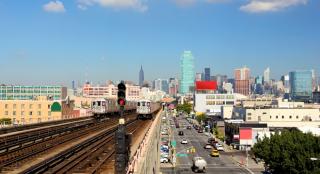 New York community skyline