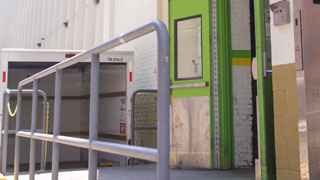 Photo of an elevated loading dock at Storage Post