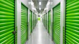 Photo of lit Storage Post storage units