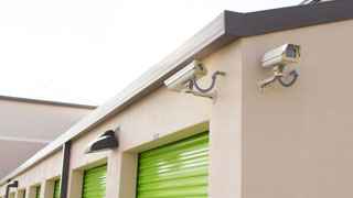 Security cameras outside Storage Post self storage facility
